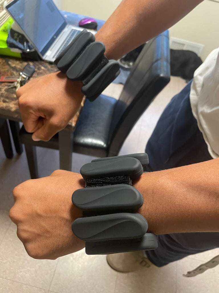 Bangle wrist weights 2lb set