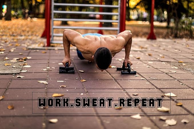 Push Up Bar with Cushioned Foam Grip Handles