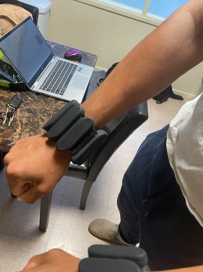 Bangle wrist weights 2lb set