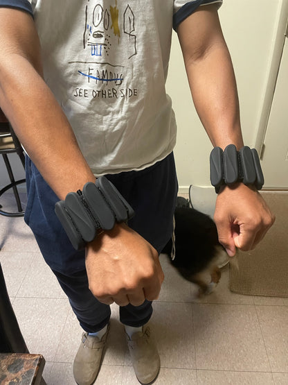 Bangle wrist weights 2lb set