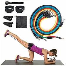 11pc resistance band set