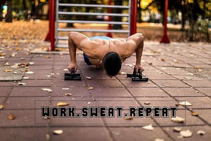 Push Up Bar with Cushioned Foam Grip Handles